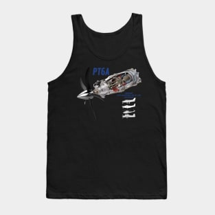 pt6 engine design Tank Top